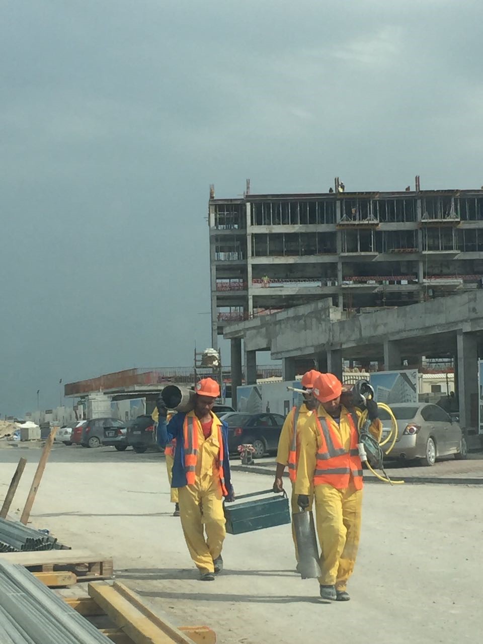 Aseel Constructions team at work